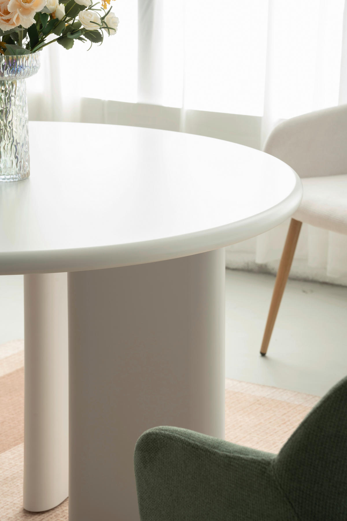 ESSTISCH in Holzwerkstoff  - Beige, MODERN, Holzwerkstoff (120/75/120cm) - MID.YOU