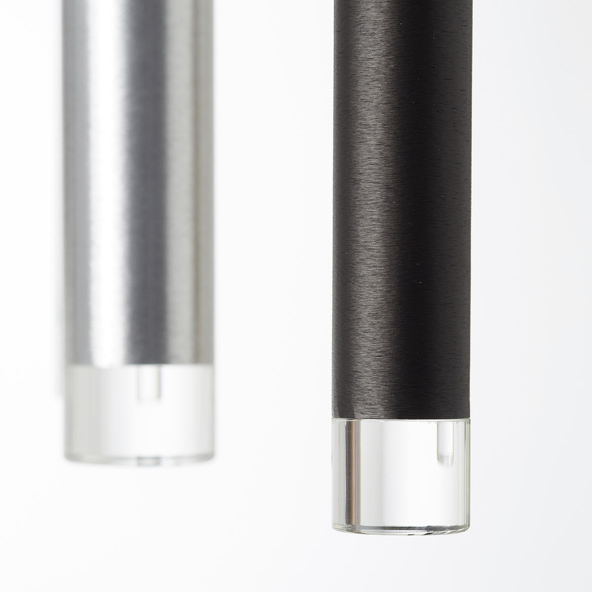 ZÁVĚSNÉ LED SVÍTIDLO, 55,3/180 cm  - černá/barvy stříbra, Design, kov/plast (55,3/180cm)