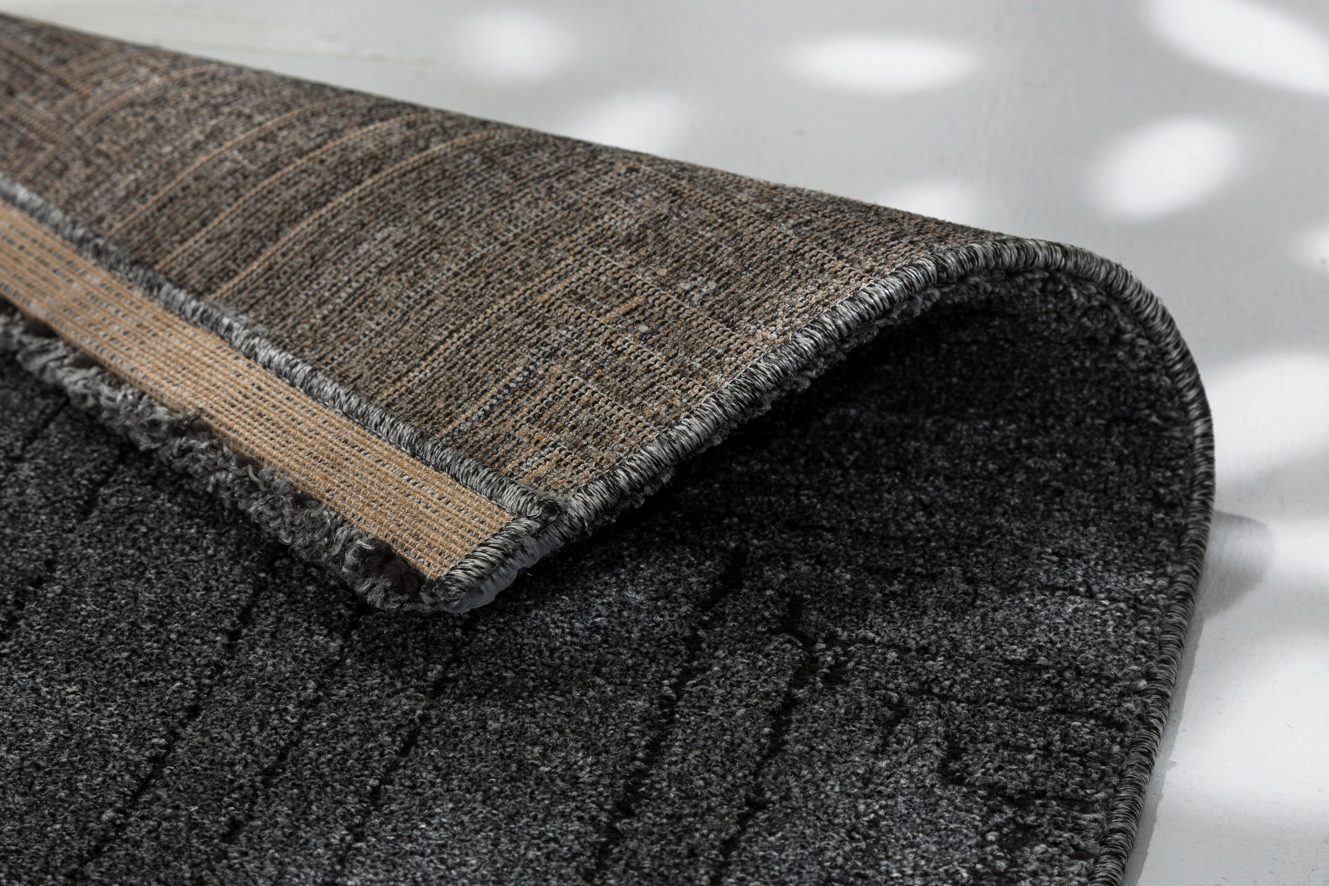 WEBTEPPICH 200/290 cm Pure Design Anthrazit  - Anthrazit, Basics, Textil (200/290cm) - Schöner Wohnen