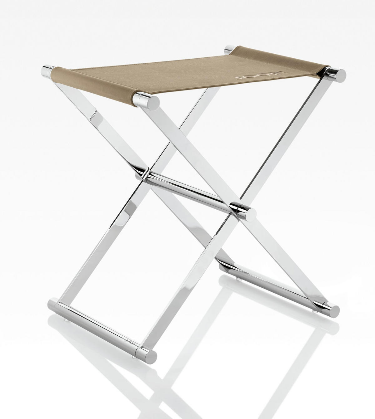 BADHOCKER - Chromfarben/Schlammfarben, Basics, Kunststoff/Textil (45/35/45cm) - Joop!
