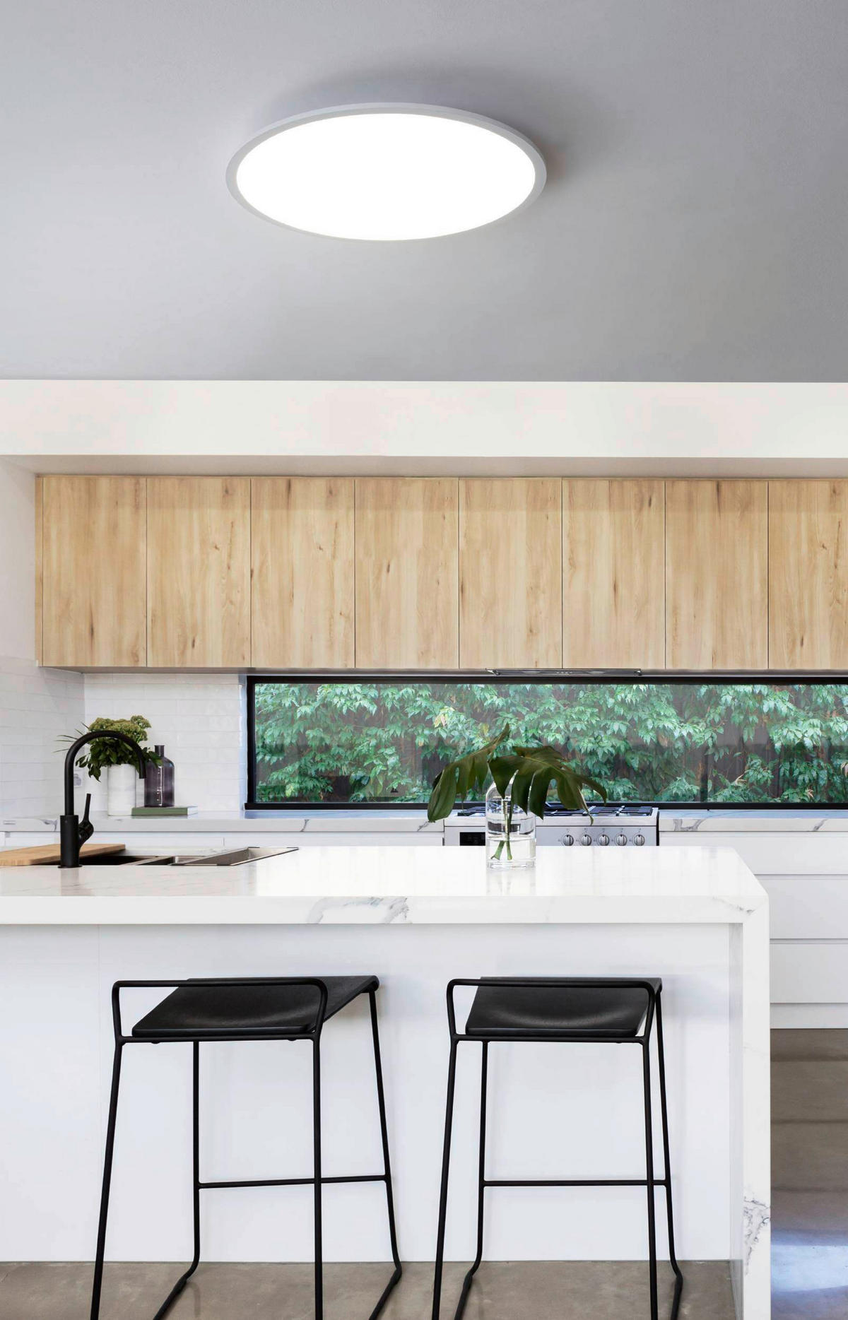 LED PANEL  - vit, Klassisk, metall/plast (60/5cm) - Eglo