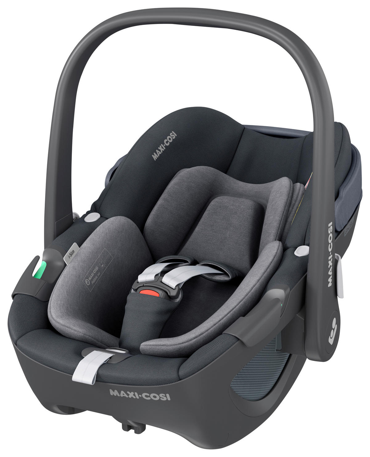 BABYSCHALE Pebble 360 Essential Graphite   - Graphitfarben, Basics, Kunststoff/Textil (44/56/67cm) - Maxi-Cosi