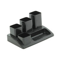 STIFTEHALTER  in Schwarz  - Schwarz, Basics, Kunststoff (18,5/10/12,5cm) - Rotho