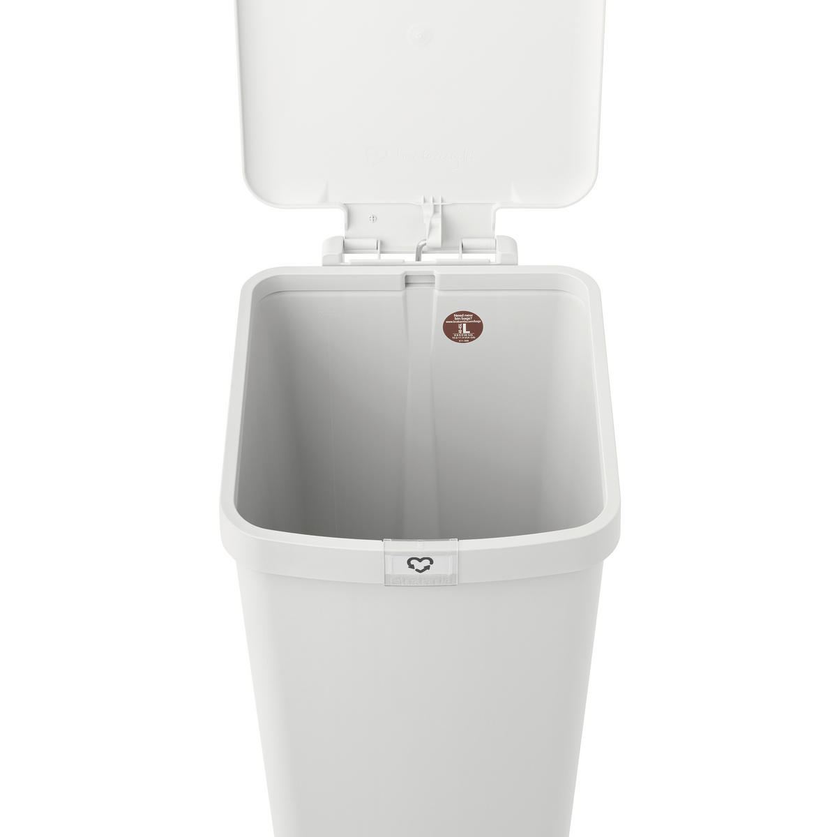 KOŠ ZA OTPAD  40 l   - svijetlo siva, Basics, plastika (28/66.6/35.2cm) - Brabantia
