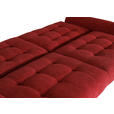 SCHLAFSOFA Morton  in Flachgewebe Rot  - Rot/Schwarz, KONVENTIONELL, Textil/Metall (230/84/95cm) - Xora