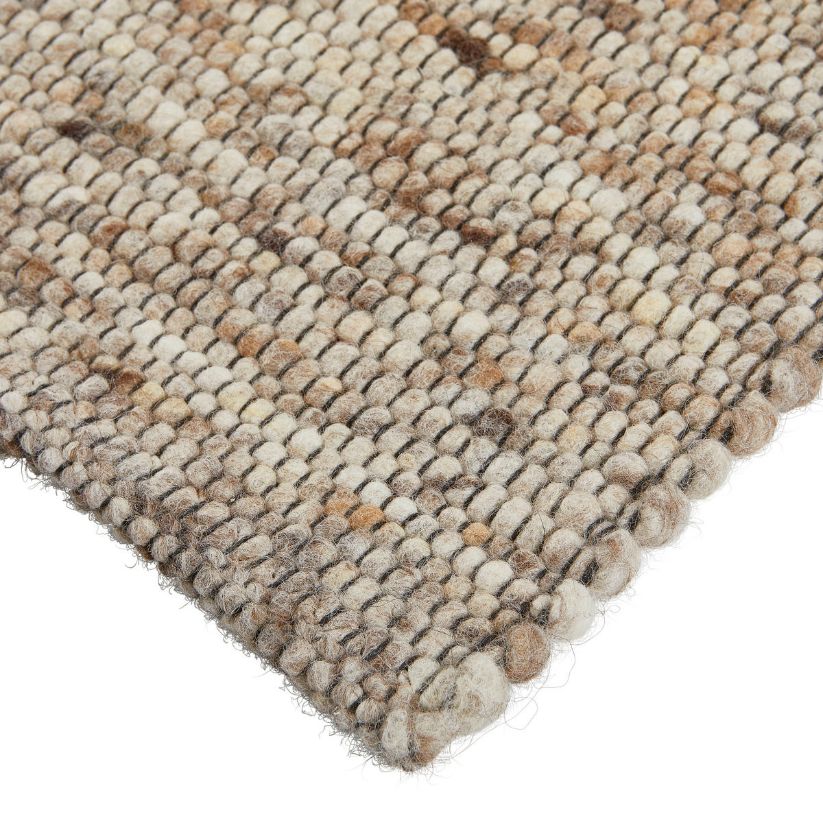 HANDWEBTEPPICH 250/340 cm Naturfarben, Beige  - Beige/Naturfarben, Basics, Textil (250/340cm) - Linea Natura