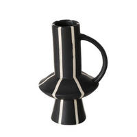 VAS 14,5 cm  - vit/svart, Basics, keramik (9,9/8,7/14,5cm)