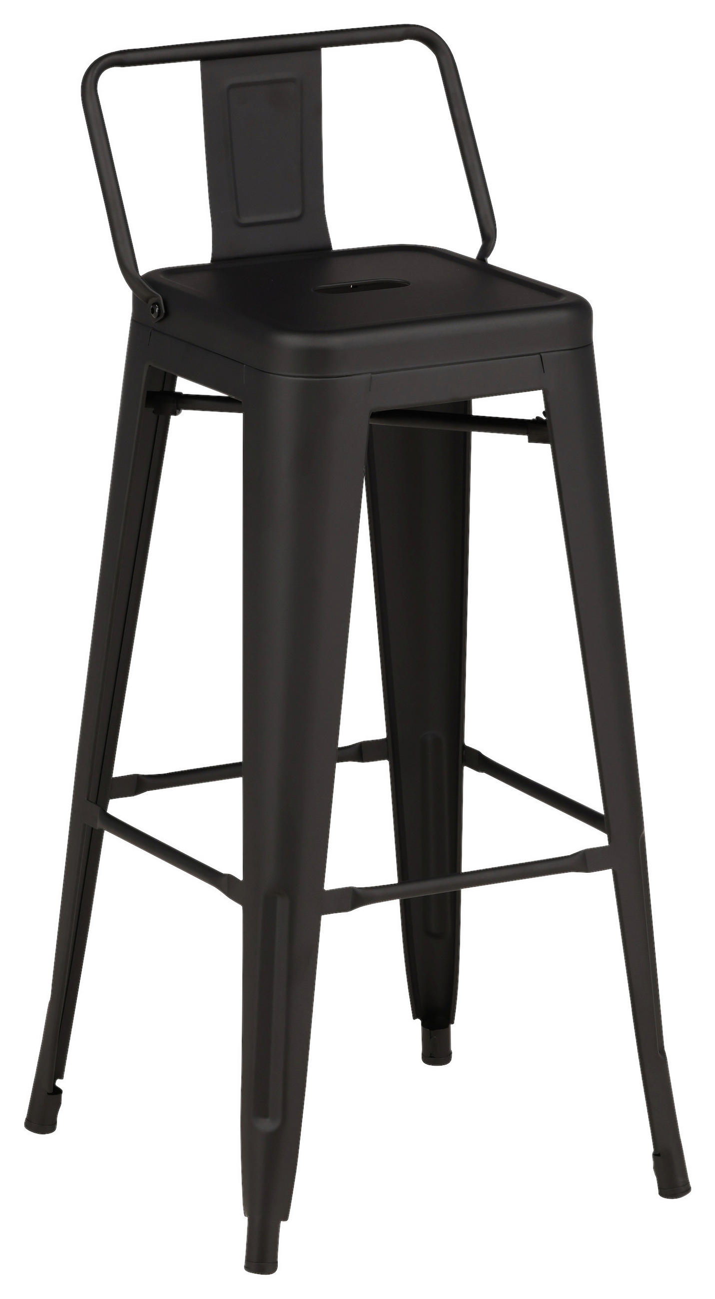 Livetastic Barhocker-Set Schwarz 43x94x43 cm