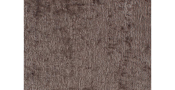 ECKSOFA Braun Chenille  - Silberfarben/Braun, KONVENTIONELL, Textil/Metall (284/143cm) - Carryhome