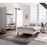 BETT 140/200 cm - Alufarben/Weiß, Design (140/200cm) - Carryhome