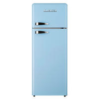 KÜHL-GEFRIER-KOMBINATION GK212.4RT LB HELLBLAU  - Hellblau, Basics, Kunststoff/Metall (54,50/145,60/62,60cm)