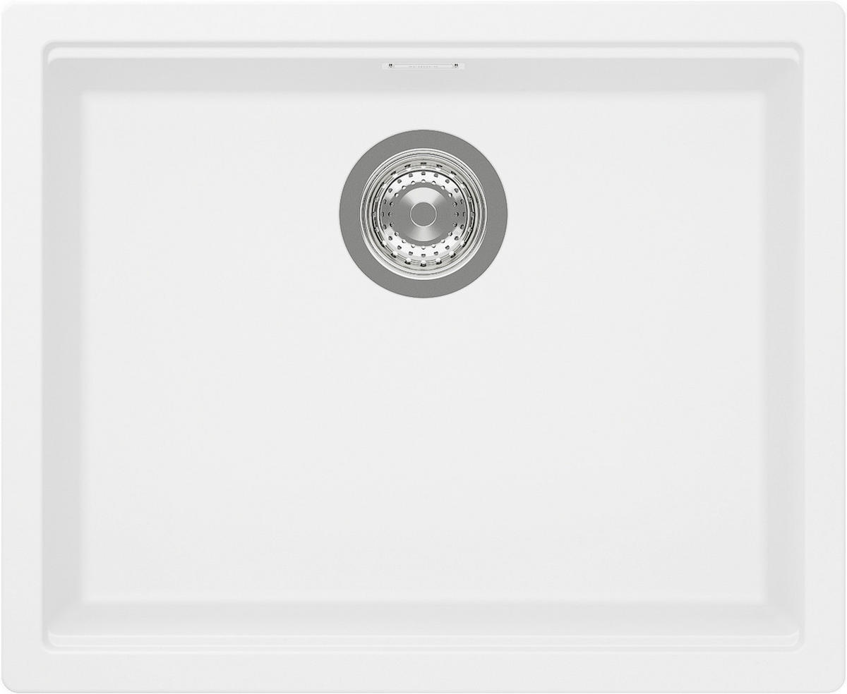 SPÜLE KIRN100LADAY  - Weiß, Basics, Stein (55,6/28,9/45,6cm) - Schock