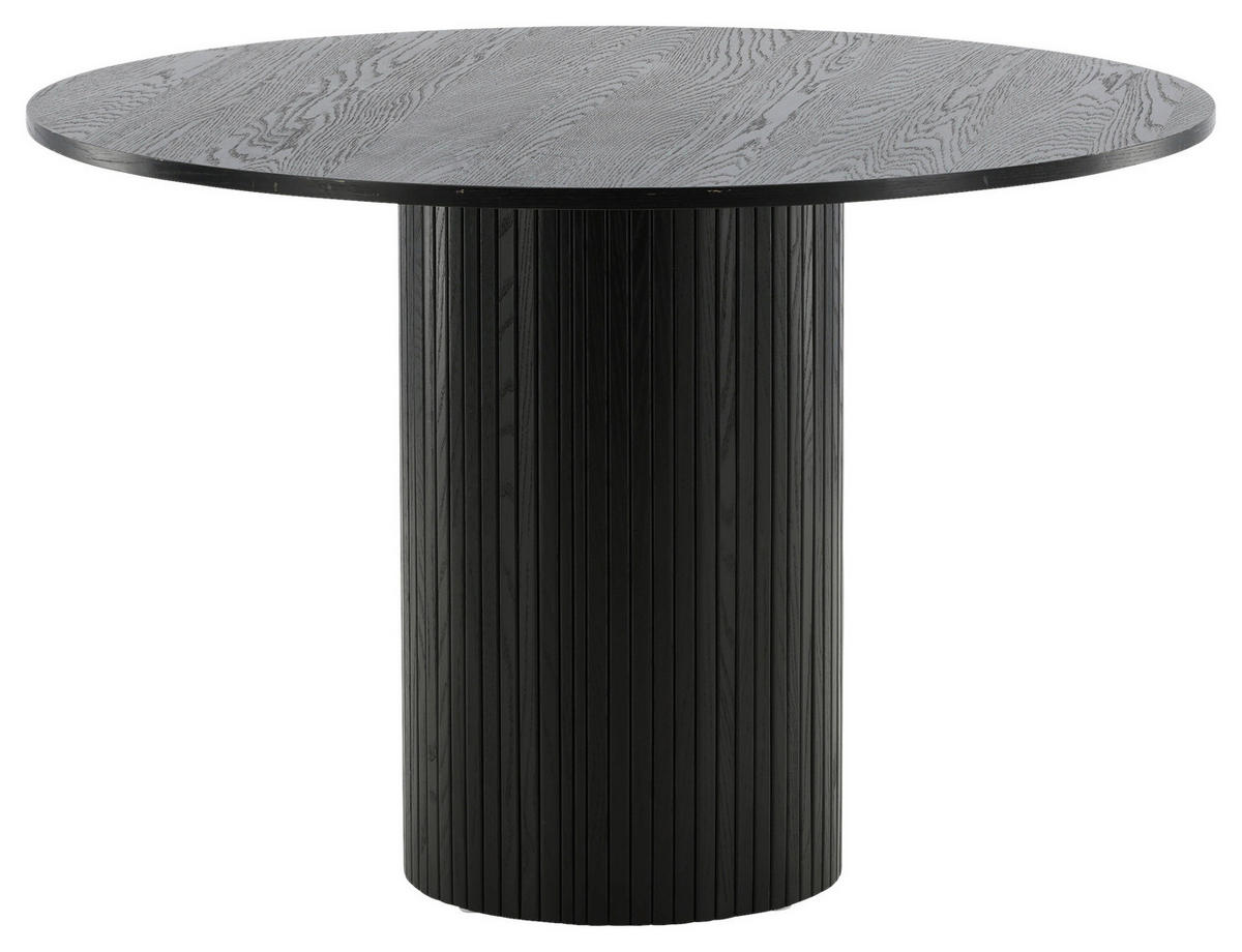 ESSTISCH in Holzwerkstoff 110/110/75 cm  - Schwarz, Design, Holzwerkstoff (110/110/75cm) - Livetastic