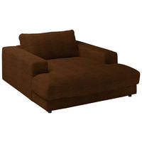 XXL-SESSEL in Chenille Messingfarben  - Messingfarben/Schwarz, Design, Kunststoff/Textil (150/86/170cm) - Lomoco