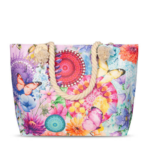 STRANDTASCHE - Multicolor, Trend, Textil (43/60cm)