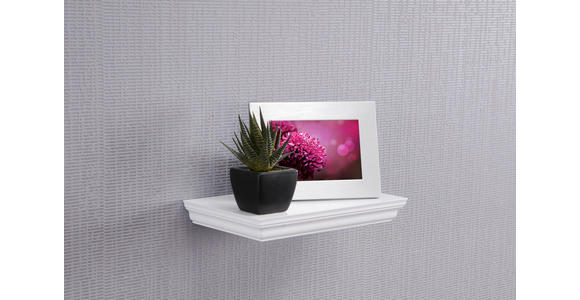 WANDBOARD Holzwerkstoff Weiß  - Weiß, Basics, Holzwerkstoff (30/3,8/19,5cm) - Carryhome