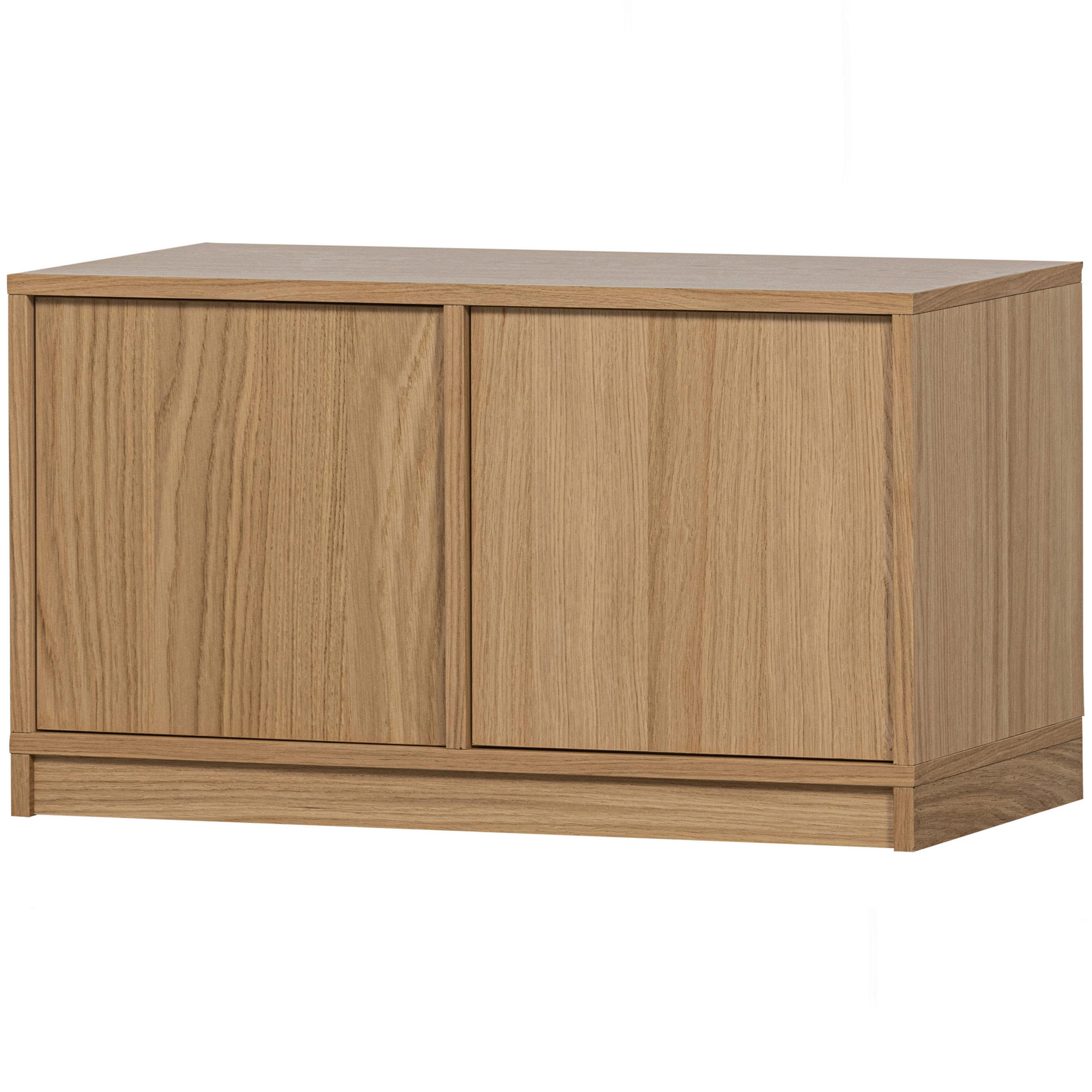 LOWBOARD Modulair 77/44/40 cm  erweiterbar  - Naturfarben, Design, Holz (77/44/40cm) - Livetastic