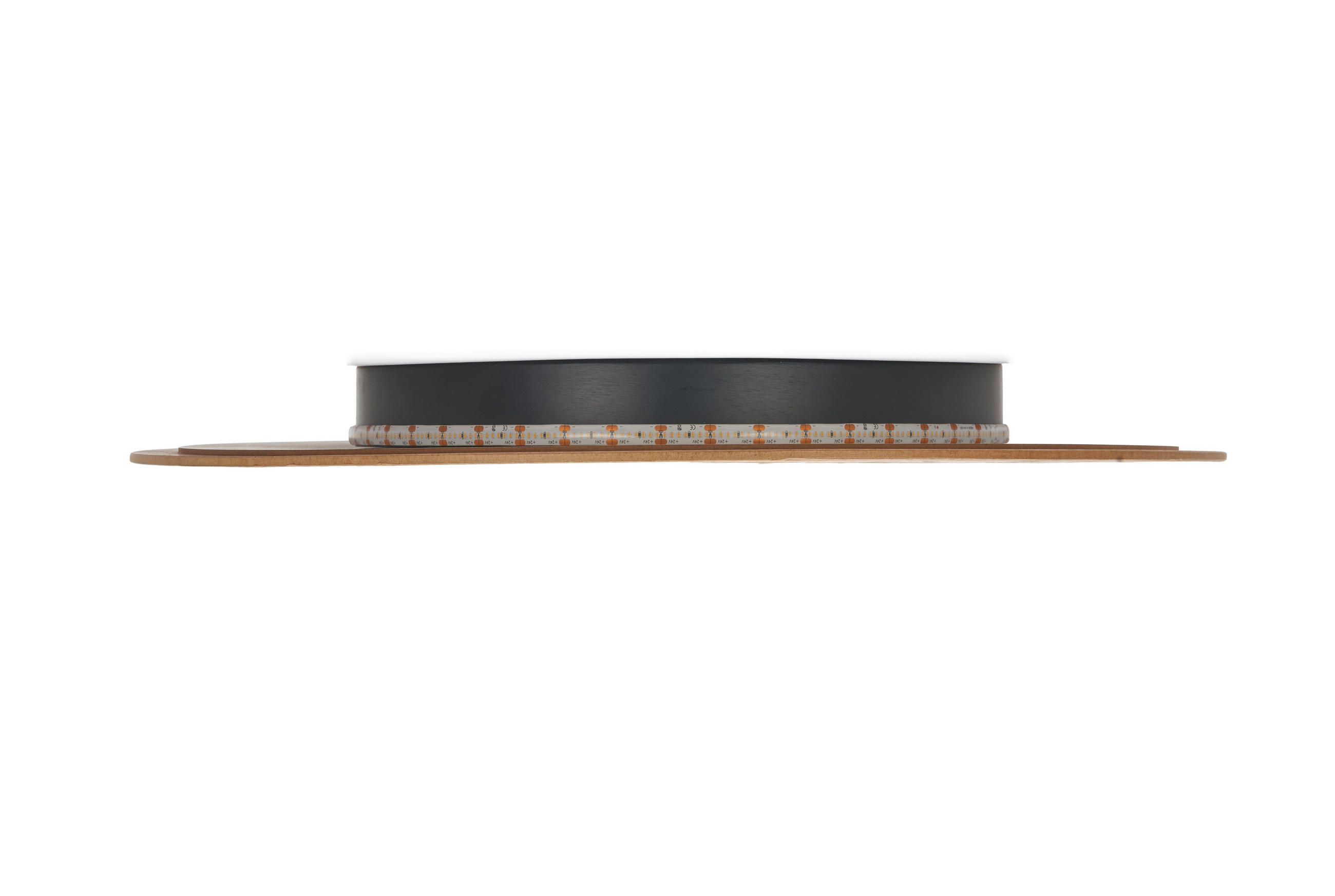 LED-WANDLEUCHTE Gr. 661 Wandleuchten rund Backlight 40 cm  - Wildeiche, Natur, Holz (40cm) - Ambiente