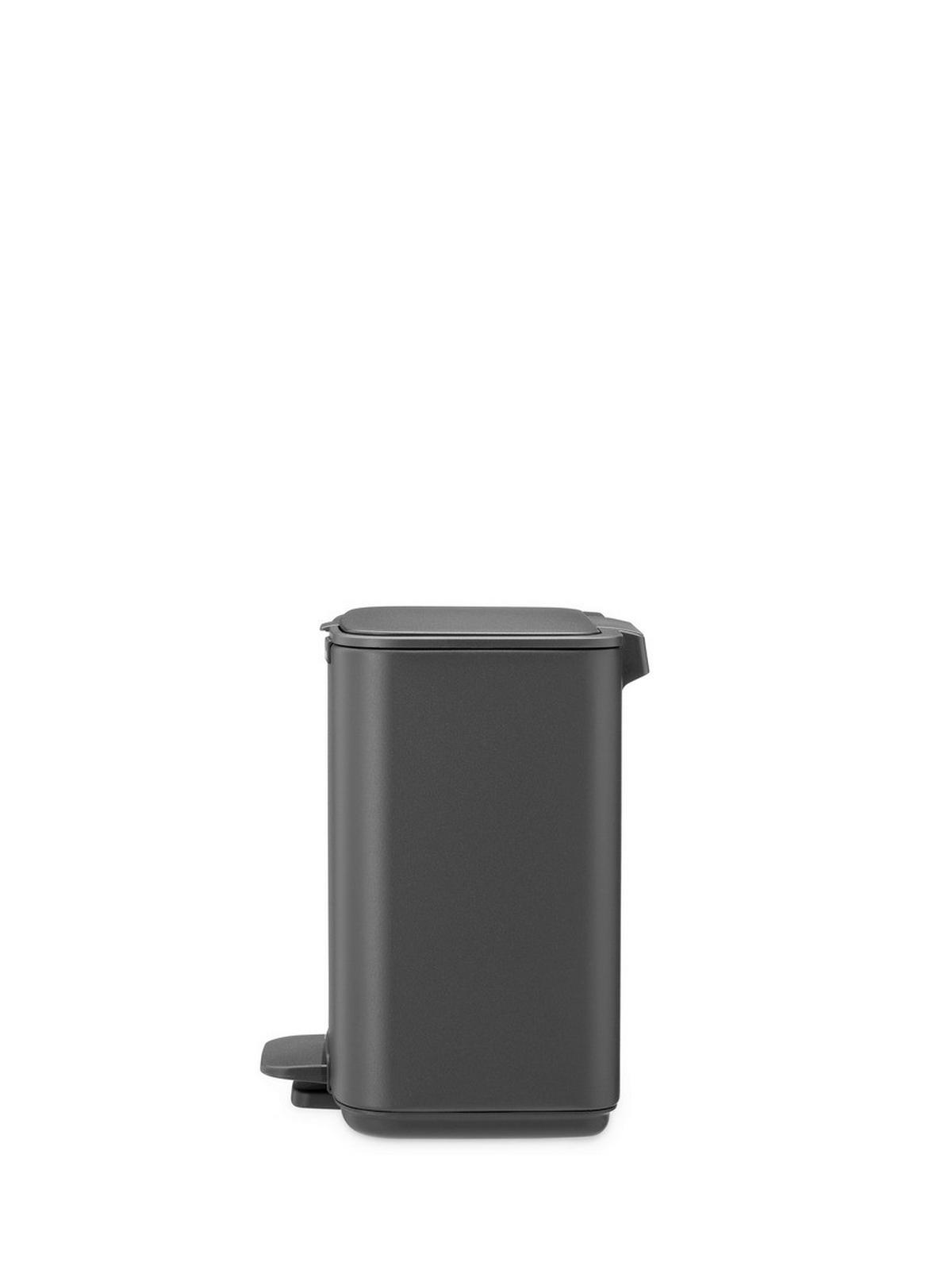 KANTA SA PAPUČICOM  4 l   - tamnosiva/antracit, Konvencionalno, metal/plastika (20/26,8/20,5cm) - Brabantia