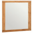 WANDSPIEGEL 80/80/2 cm    in quadratisch  - Eichefarben, KONVENTIONELL, Glas/Holz (80/80/2cm) - Linea Natura