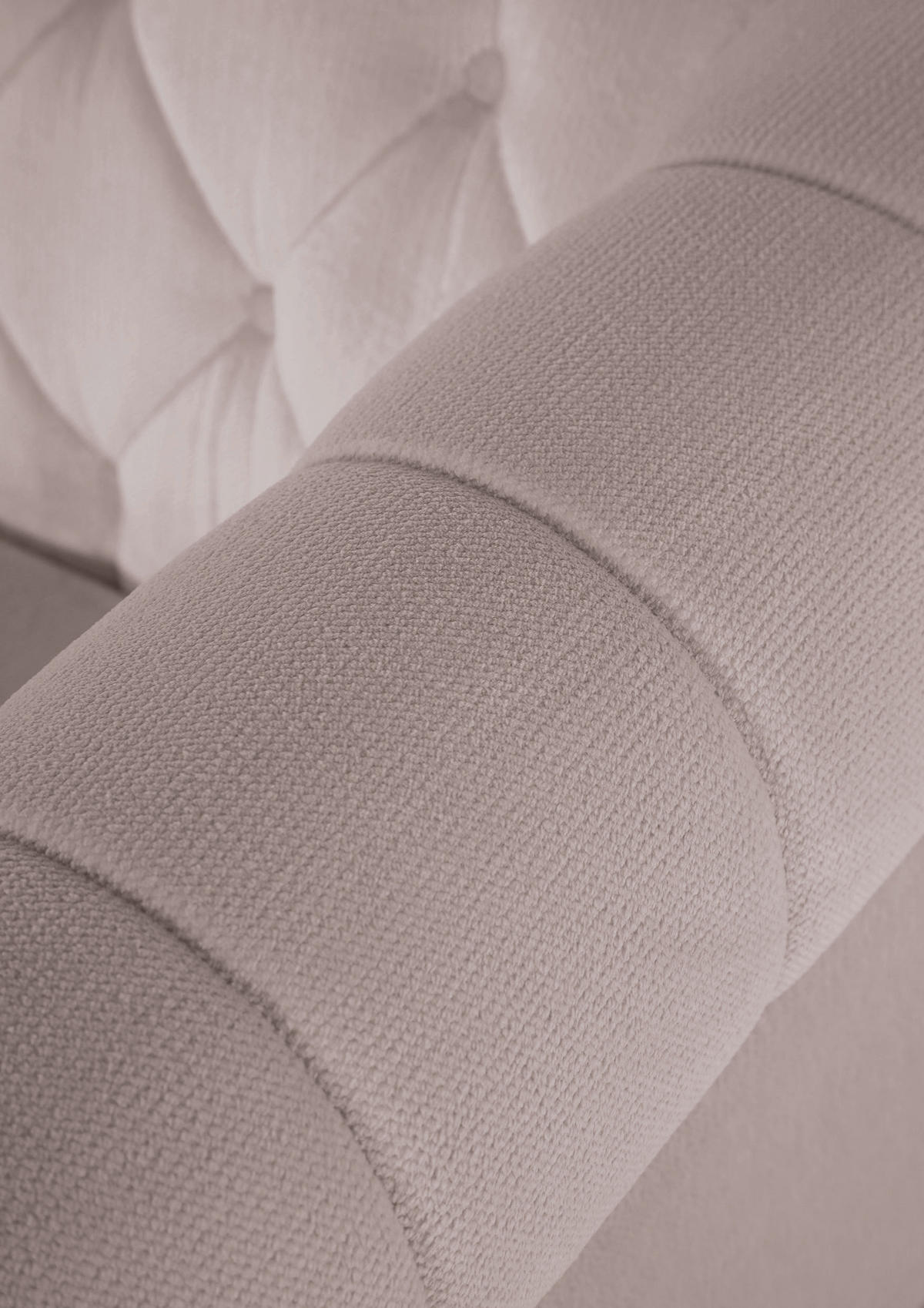 HÖRNSOFFA i plysch beige  - beige/mörkbrun, Design, trä/textil (260/160cm) - MID.YOU