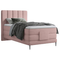 BOXSPRINGBETT 100/200 cm  in Mauve  - Mauve/Schwarz, Natur, Textil/Metall (100/200cm) - Esposa