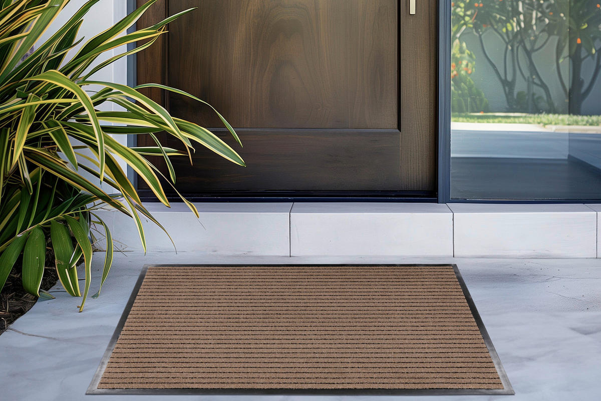 FUßMATTE 60/90 cm  - Beige, Basics, Textil (60/90cm) - Kayoom