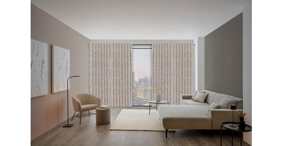 FERTIGVORHANG blickdicht  - Seidengrau, Trend, Textil (140/260cm) - Dieter Knoll