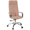 DREHSTUHL Flachgewebe Beige  - Beige/Alufarben, MODERN, Kunststoff/Textil (56/131/67cm) - MID.YOU