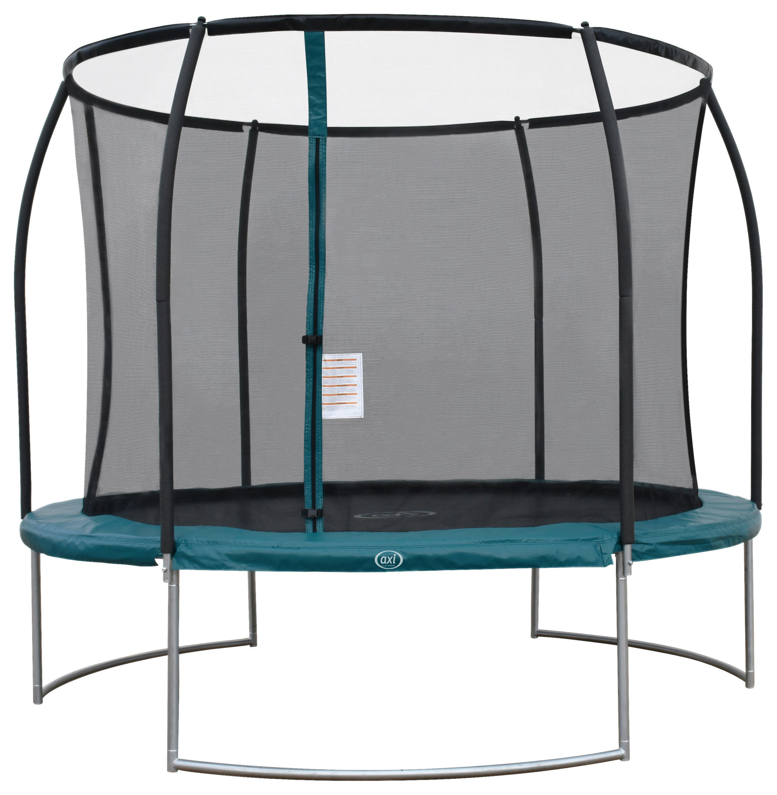 TRAMPOLIN  - Schwarz/Grün, KONVENTIONELL, Kunststoff/Metall (311/261/311cm) - Ambia Garden