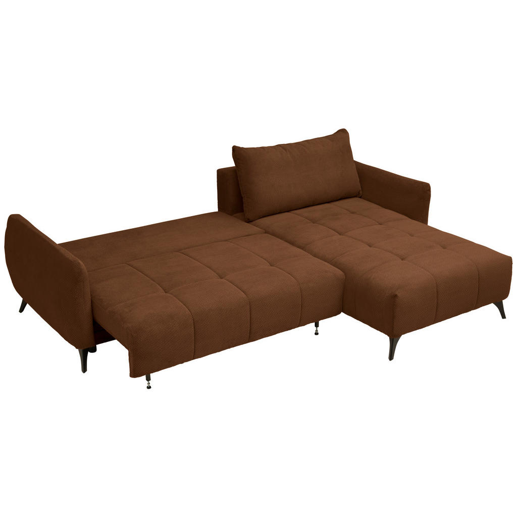 Thumbnail - Stylife Ecksofa, Rost, Textil, 3-Sitzer, Füllung: Schaumstoffflocken, seitenverkehrt montierbar, L-Form, 287x197 cm, Han...