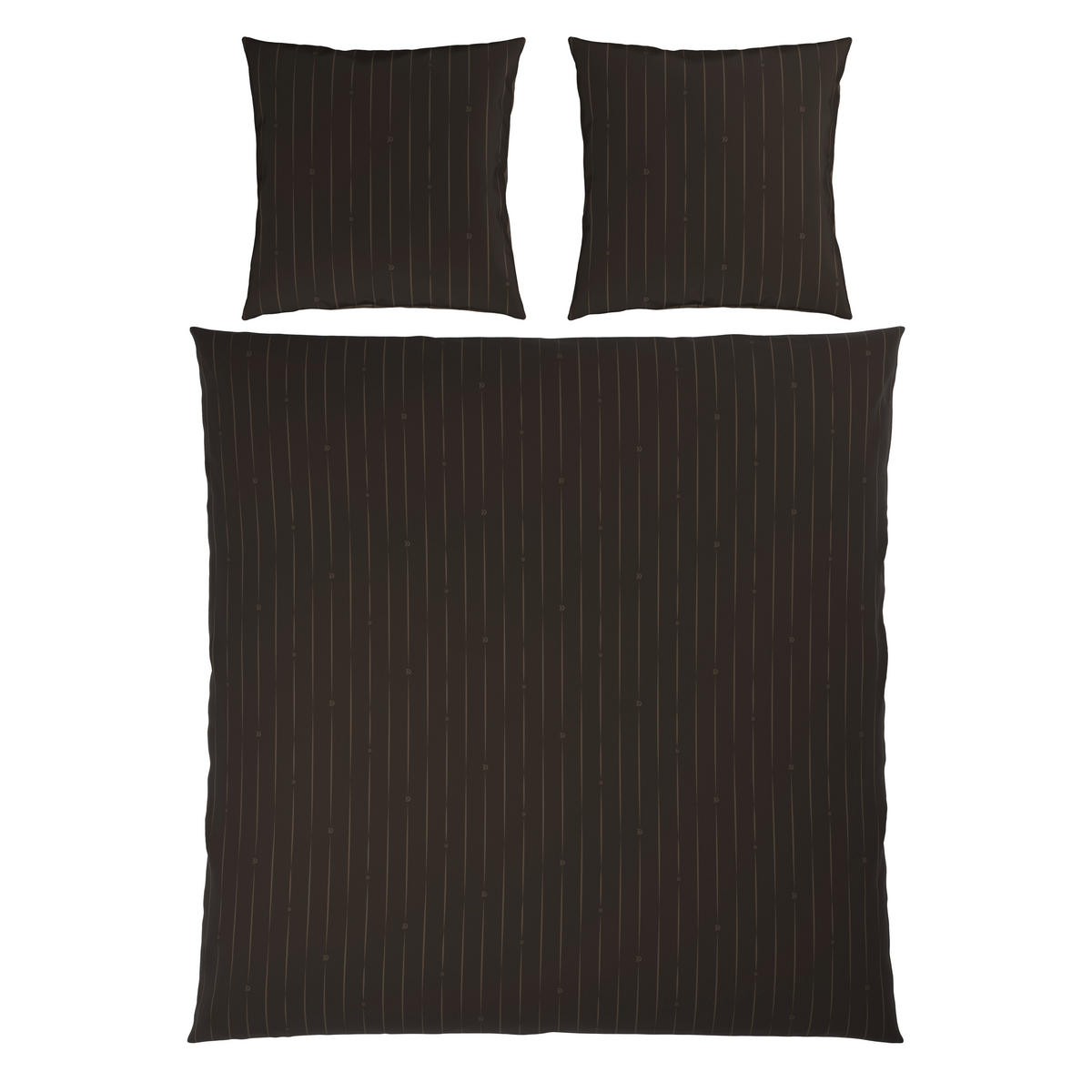 WENDEBETTWÄSCHE STRIPES DK Satin 200/200 cm  - Braun, Design, Textil (200/200cm) - Dieter Knoll