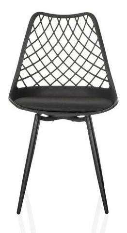 UTESTOL i plast svart  - svart, Modern, metall/plast (48/83/57cm) - MID.YOU