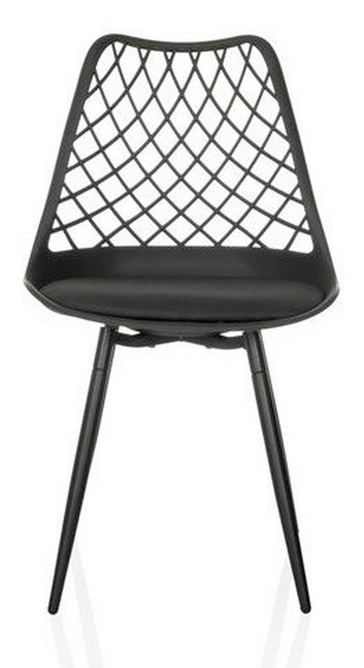 ZAHRADNÍ ŽIDLE, plast - černá, Moderní, kov/plast (48/83/57cm) - MID.YOU