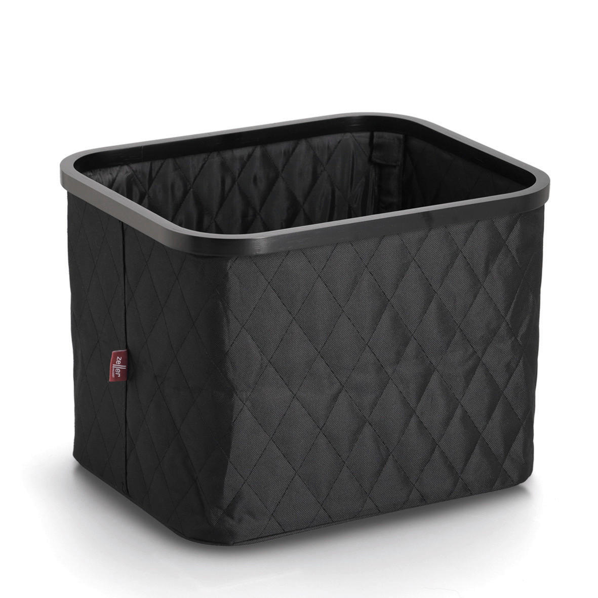 AUFBEWAHRUNGSBOX - Schwarz, Basics, Holz/Kunststoff (40.5/33/29,5cm) - Zeller Present