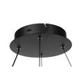 LED-HÄNGELEUCHTE Regulus 79,5/150 cm   - Schwarzbraun, Design, Glas/Metall (79,5/150cm) - Dieter Knoll