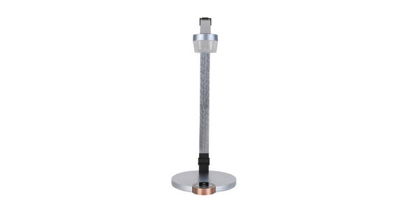 LED-SCHREIBTISCHLEUCHTE - Chromfarben/Anthrazit, Basics, Kunststoff/Metall (76cm) - Novel