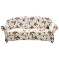 3-SITZER-SOFA Flachgewebe Rot, Beige  - Beige/Rot, Design, Holz/Textil (202/85/81cm) - Max Winzer