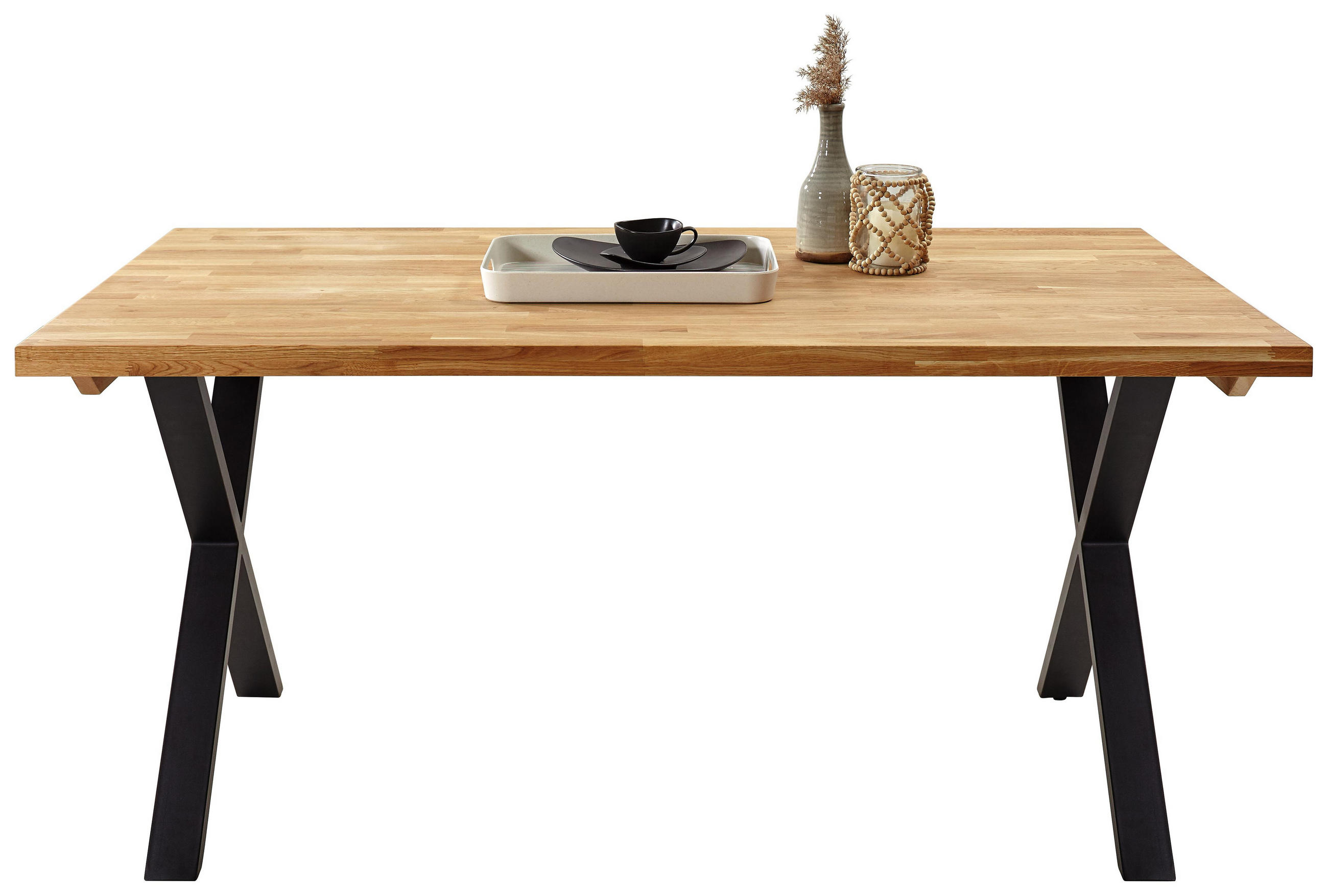 Esstisch Eiche Massiv Stahl Hier Entdecken