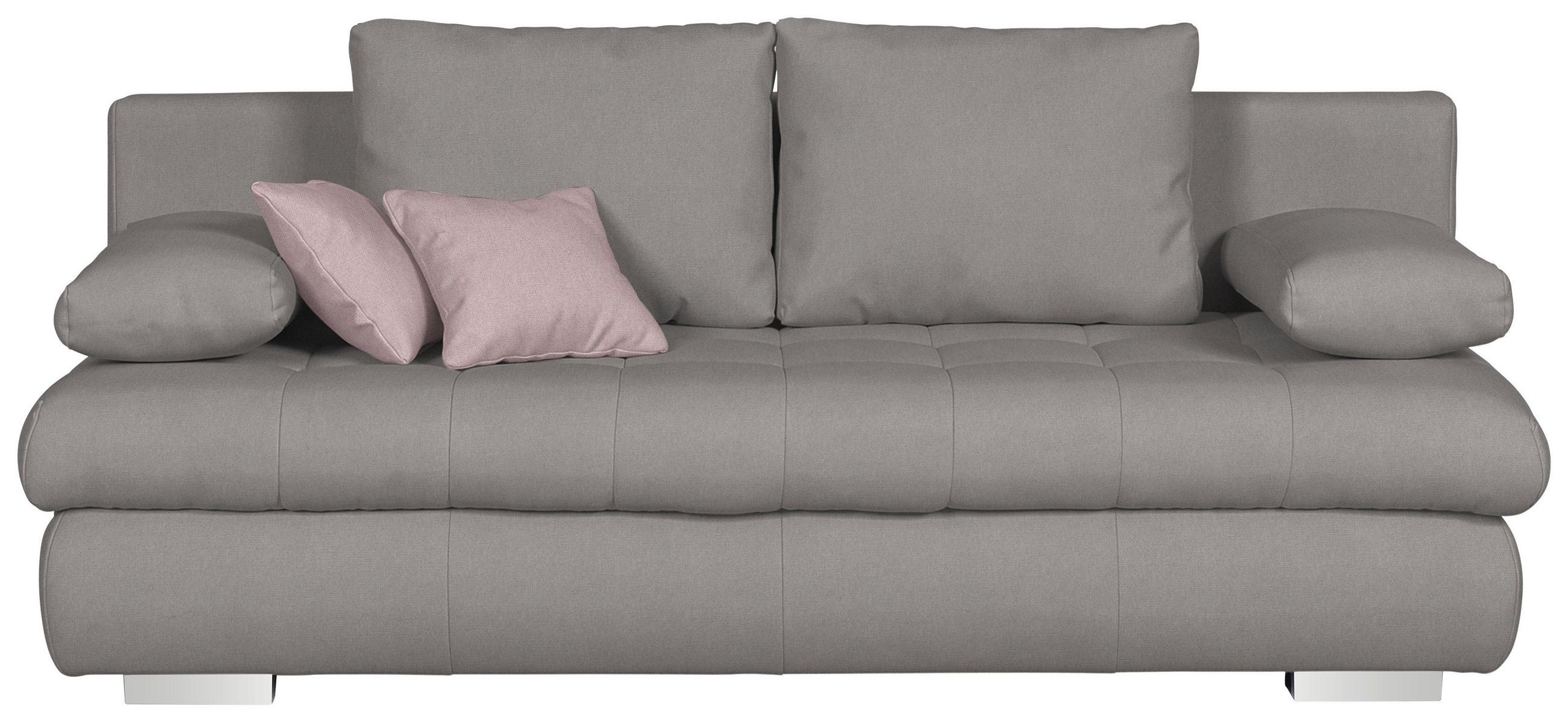 Ti'me ROZKLÁDACÍ POHOVKA, textil, šedá
