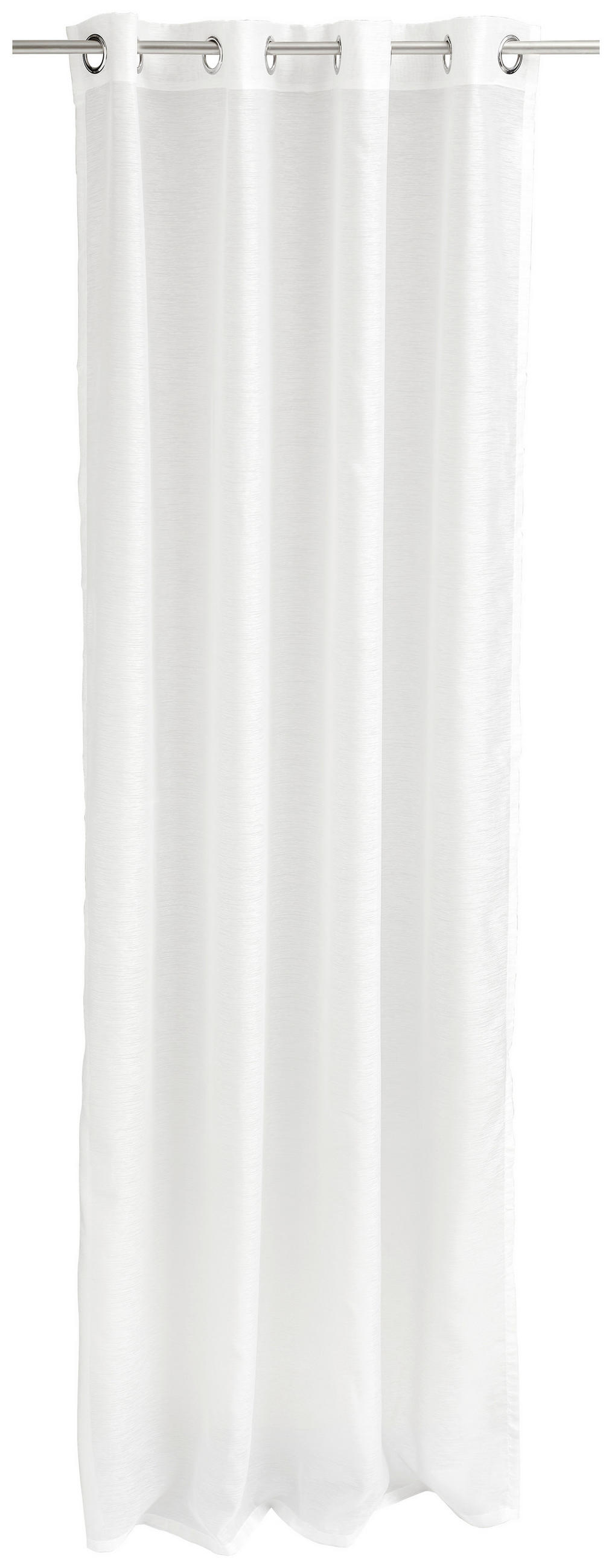 ZÁVĚS S OČKY, průhledné, 140/250 cm - béžová, Basics, textil (140/250cm) - Tom Tailor