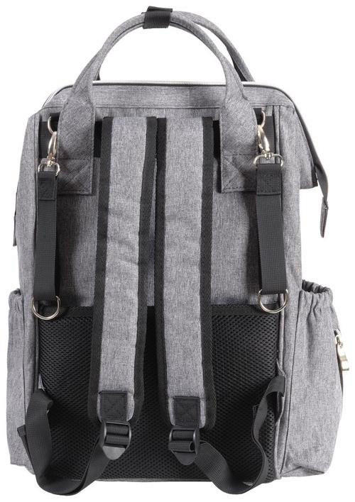 WICKELRUCKSACK  - Grau, Basics, Kunststoff/Textil (48/27/14cm) - My Baby Lou