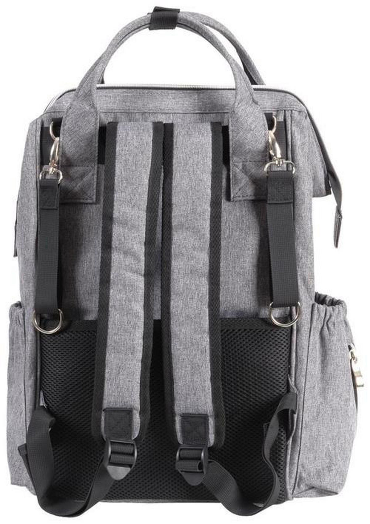 WICKELRUCKSACK  - Grau, Basics, Kunststoff/Textil (48/27/14cm) - My Baby Lou