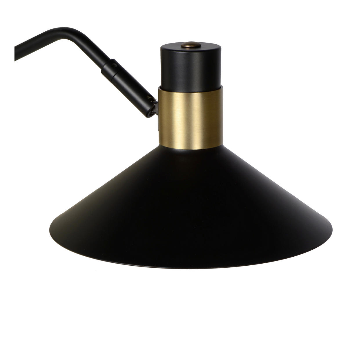 WANDLEUCHTE Pepijn 18.5/47/30 cm   - Schwarz/Bronzefarben, Design, Metall (18.5/47/30cm) - Lucide