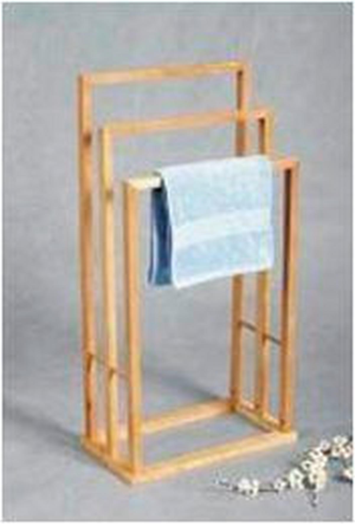 HANDTUCHHALTER Bambus Braun  - Braun, Basics, Holz (45/17.5/84cm)