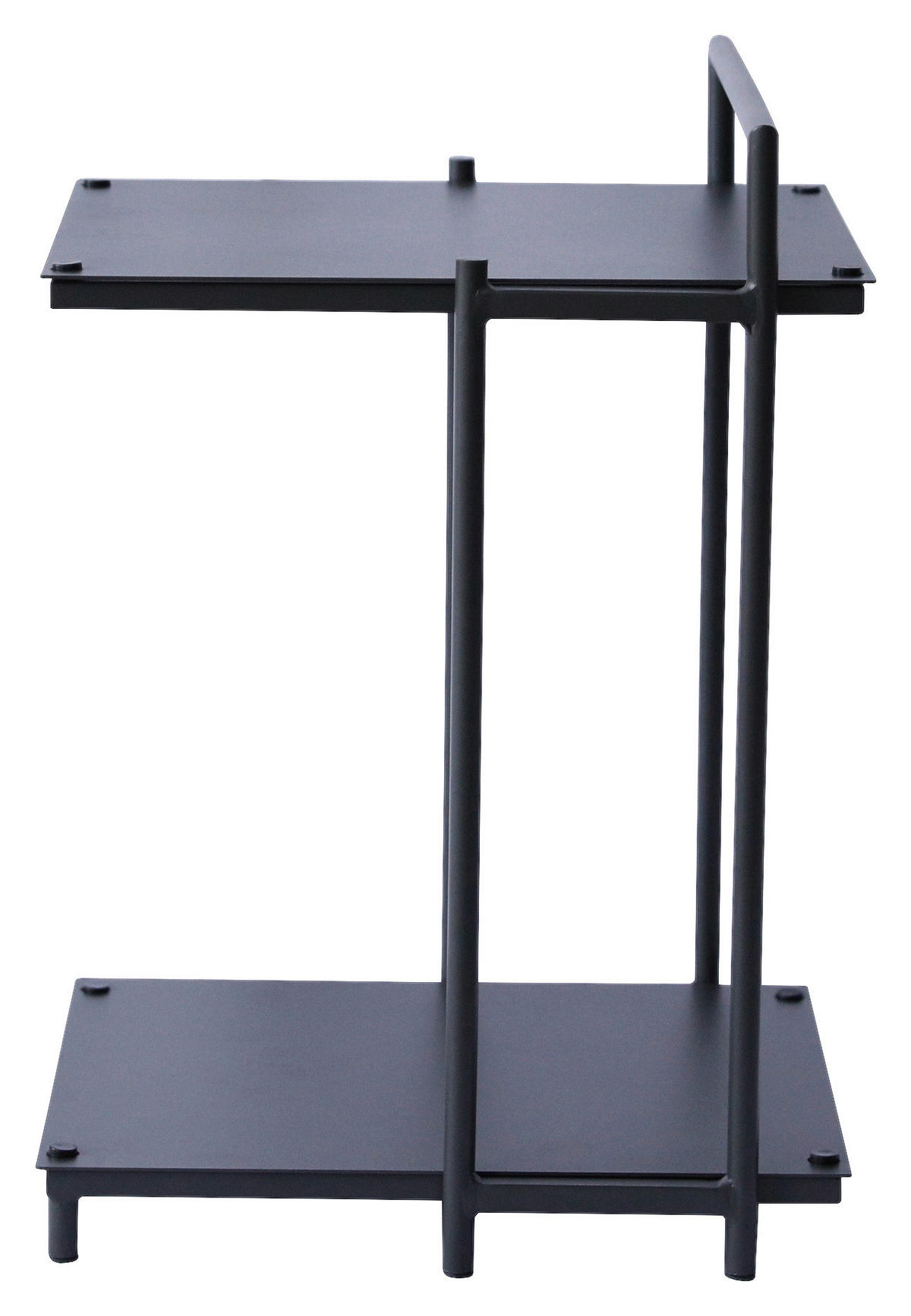 BEISTELLTISCH 40/42/60 cm Anthrazit rechteckig  - Anthrazit, Design, Metall (40/42/60cm) - Xora