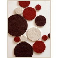 AKUSTIKBILD Abstraktes 90/120 cm  - Multicolor, Basics, Holz (90/120cm) - Euroart