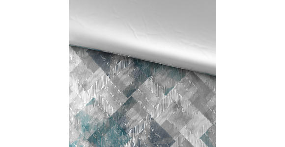 WENDEBETTWÄSCHE Sebi Satin 140/200 cm  - Silberfarben, KONVENTIONELL, Textil (140/200cm) - Novel