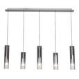 LED-HÄNGELEUCHTE 92/8,5/150 cm  - Schwarz, Design, Glas/Metall (92/8,5/150cm) - Ambiente