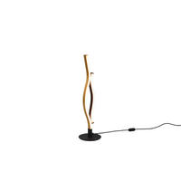 LED-TISCHLEUCHTE - Messingfarben/Schwarz, Design, Metall (13,5/48cm) - Trio Leuchten